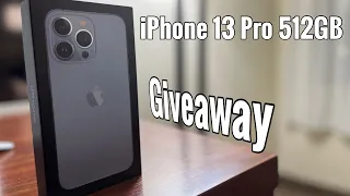 iPhone 13 pro 512 and iPad Air giveaway