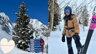 Skiing at Solitude and Snowbird in Utah Vlog ⛷️ Beginner Intermediate Skier