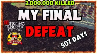 DIPLOMACY IS NOT AN OPTION | New December UPDATE 2022 | My final Defeat | 2M Total Killed