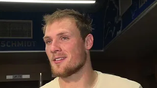 Postgame locker room reaction: Rookie LB Jack Campbell talks Lions preseason debut