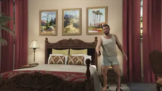 Michael wakes up from a bad dream (again)