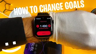 Apple Watch Series 8 Activity Goals Change - How To Change Apple Watch Exercise Goals