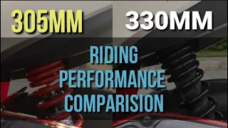 REAR SHOCK COMPARISON 305MM VS 330MM | CLEARANCE | RIDING PERFORMANCE