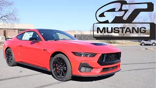 2024 Ford Mustang GT Premium Manual POV Start Up, Test Drive, Walkaround and Review