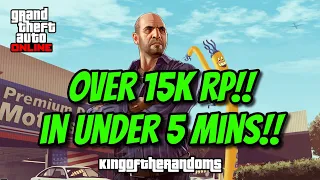 GTA ONLINE SIMEON REPO OVER 15K RP in under 5 mins LEGIT -TRIPLE MONEY AND RP! RANK UP FAST!