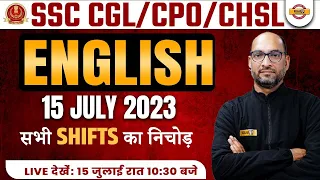 SSC ENGLISH MARATHON CLASS | SSC CGL/ CPO/ CHSL 2023 | ENGLISH BY RAM SIR | EXAMPUR