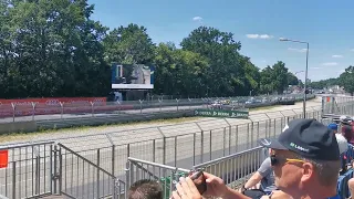 DTM Norisring 2022 Samstag Alpha-Tribüne Restart 2 DTM