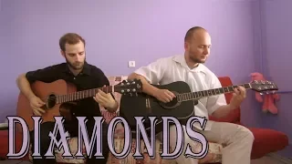 Rihanna - Diamonds (acoustic guitar cover, tabs)