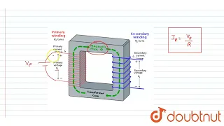 If primary windingof a transformer wereconnected to a battery , the current in it will :  | 12 |...