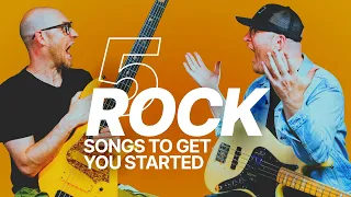 Top 5 ROCK riffs for every beginner bassist