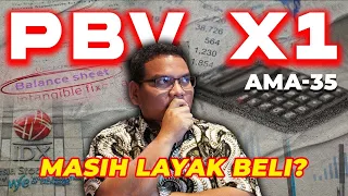 JIKA PBV x1 APA MASIH BAGUS UNTUK KITA BELI ?? INVESTOR SAHAM PEMULA WAJIB TAU !!!