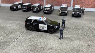 Incredible Detail: 2021 Chevy Tahoe Police Pursuit Vehicle 1/64 scale