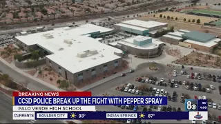 CCSD police use pepper spray to break up 3rd fight in week, several students treated