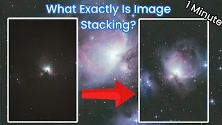 What Exactly Is Image Stacking? Learning Astrophotography in One Minute Part 1