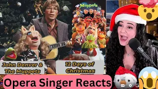 John Denver & The Muppets - The Twelve Days of Christmas | Opera Singer Reacts