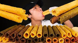 ASMR JANEE ROYALE 珍懿坊 | CLASSIC EGG ROLLS + ALMOND CAKES + PHOENIX ROLLS (Eating Sound) | MAR ASMR