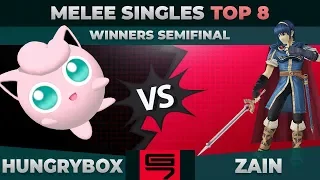 Hungrybox vs Zain - Winners Semifinal: Top 8 Melee Singles - Genesis 7 | Puff vs Marth