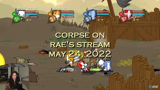 Corpse Husband on Rae's stream - Castle Crashers and Cake Bash (MAY 24, 2022)