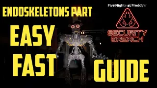 Fnaf Security Breach|Endoskeletons part|Easy Guide