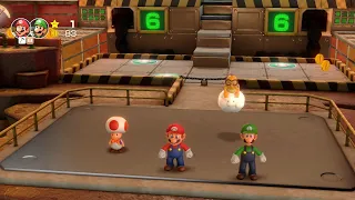 Super Mario Party Partner Party #1234 Gold Rush Mine Mario & Luigi vs Diddy Kong & Donkey Kong