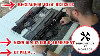 Walther Reign M2, démontage, comment régler le départ, sens du levier et plus...