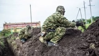 Славянск стрельба ополченцы