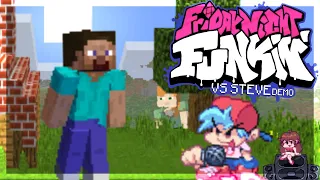 Friday Night Funkin VS Steve Mod DEMO + Cutscenes (HARD) (Minecraft Mod)