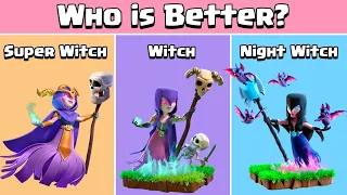 Finding the best WITCH in Clash of Clans