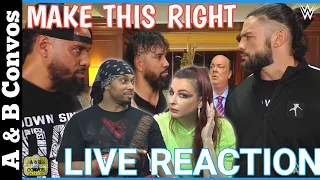 Roman Reigns tells The Usos to make it right - LIVE REACTION | Smackdown Live 6/4/21