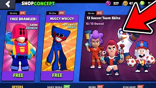 NEW FREE BRAWLER! 😱 - OMG! Huggy Wuggy! (concept)