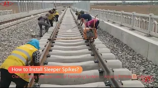 How to Install Railway Sleeper Spikes?