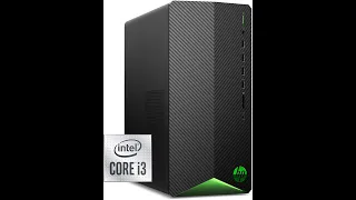 HP Pavilion Gaming Desktop, Intel Core i3-10100, 8 GB DDR4 RAM, 256 GB PCIe NVMe SSD