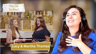 Mary Did You Know - Lucy and Martha Thomas (sister duet ❤️) - Vocal Coach Reaction & Analysis