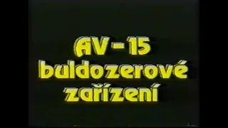 Tatra 815 AV-15  část 6. - Buldozerové zařízení