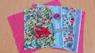 Look How Easy These Scraps Transform/Left-over Fabric Project/DIY Sewing Tips and Tricks