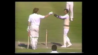 ENGLAND v PAKISTAN 3rd TEST MATCH DAY 3 HEADINGLEY JULY 4 1987 IMRAN KHAN IJAZ AHMED WASIM AKRAM