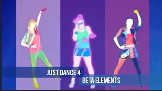 Just Dance 4 Beta Elements