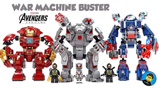Marvel's War Machine Buster Avengers Endgame Quantum Realm Unofficial / Bootleg LEGO Set