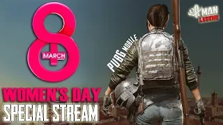 HappY Women'S Day ll let's play PUBg With Wonder Womaniya's