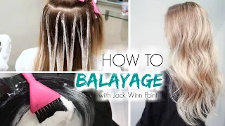 How to Balayage Hair | Freehand Painting