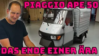 Ab sofort gibt es keine Piaggio APE 50 mehr