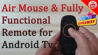 Air mouse Remote for Android TV Review | Giveaway