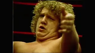 The Von Erichs vs The Freebirds (lumberjack match).  WCCW 1983