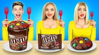 CHALLENGE: Porzione di cioccolato grande, media e piccola!|Vince chi resiste fino all’ultimo|RATATA