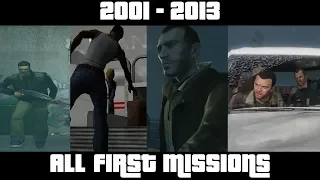 First Mission In ALL GTA Games 2001-2019