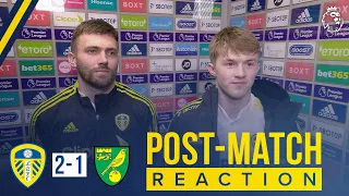 “An unbelievable feeling!” | Gelhardt and Dallas | Leeds United 2-1 Norwich City | Premier League