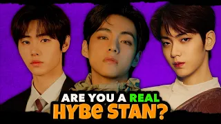 HYBE QUIZ THAT ONLY REAL HYBE STANS CAN PERFECT