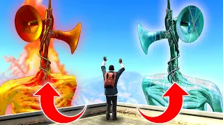 We Found ELEMENTAL SIREN HEAD In GTA 5! (Scary Sighting!) - GTA 5 Mods Funny Gameplay