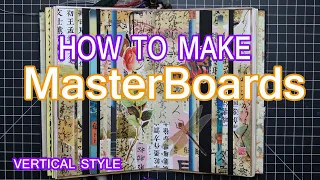 How to Make a Mistake-Proof MasterBoard VERTICAL STYLE | Examples | Ideas | Tutorial