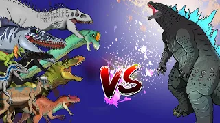 NEW Dinosaurs Battle | Godzilla VS Jurassic World Dinosaurs